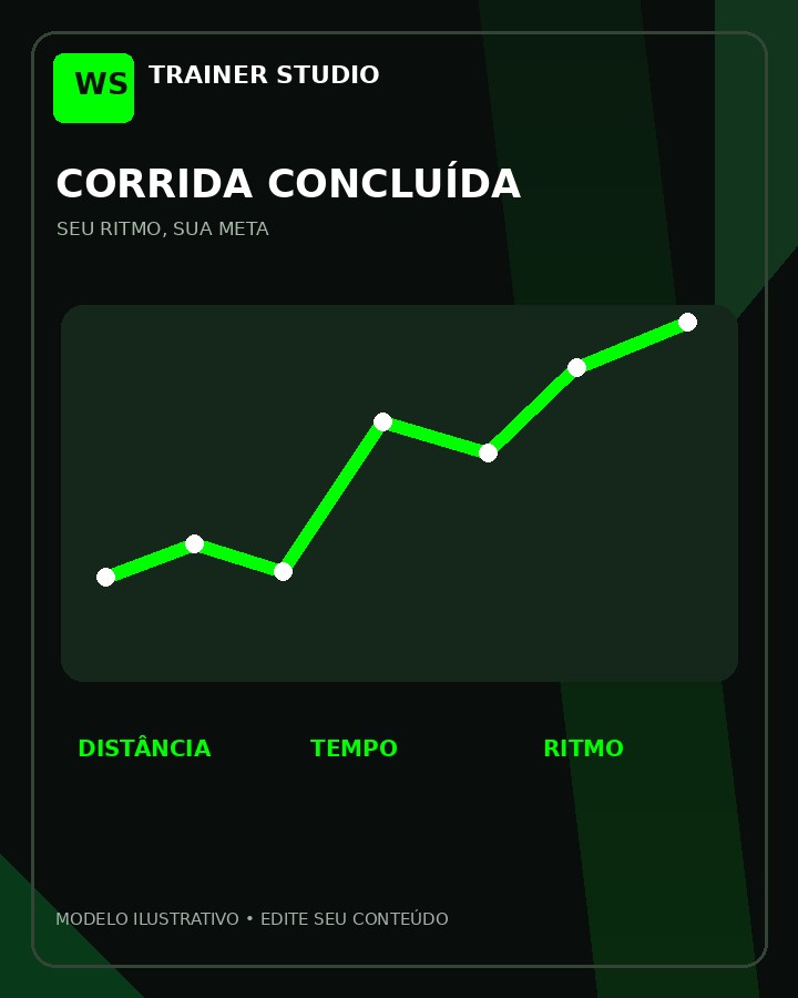 Exemplo ilustrativo de design fitness